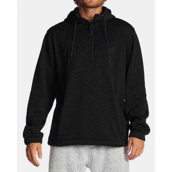 Billabong Men’s Boundary Fleece Hoodie Black Size M AdvenPullover. Black. size M - Picture 1 of 10